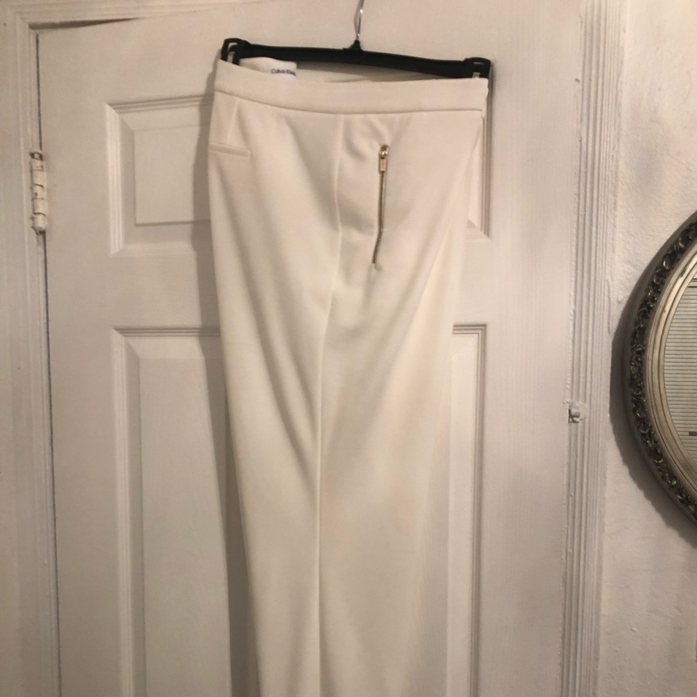 LAST CHANCE!   Cream Calvin Klein Trousers